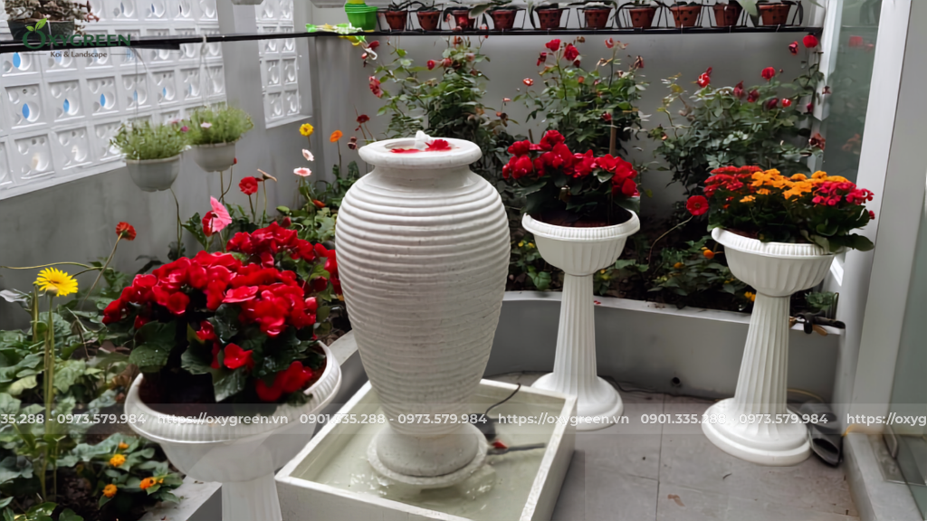 Đặt thạch thủy bình chuẩn phong thủy