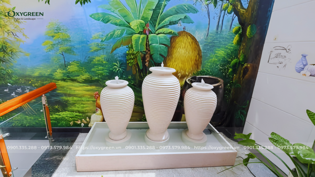 Thi công tiểu cảnh thạch thủy bình đẹp trọn gói
