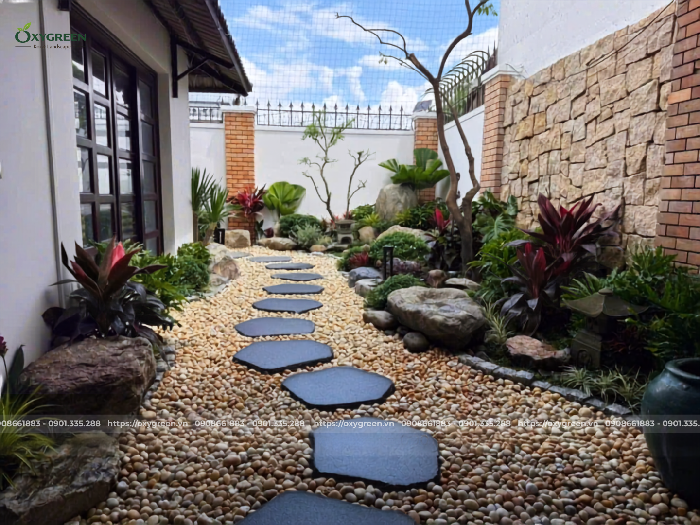Bố trí đá tảng phong thủy