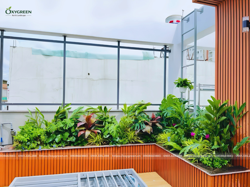 Không gian xanh trong thiết kế vườn nhiệt đới phong thủy