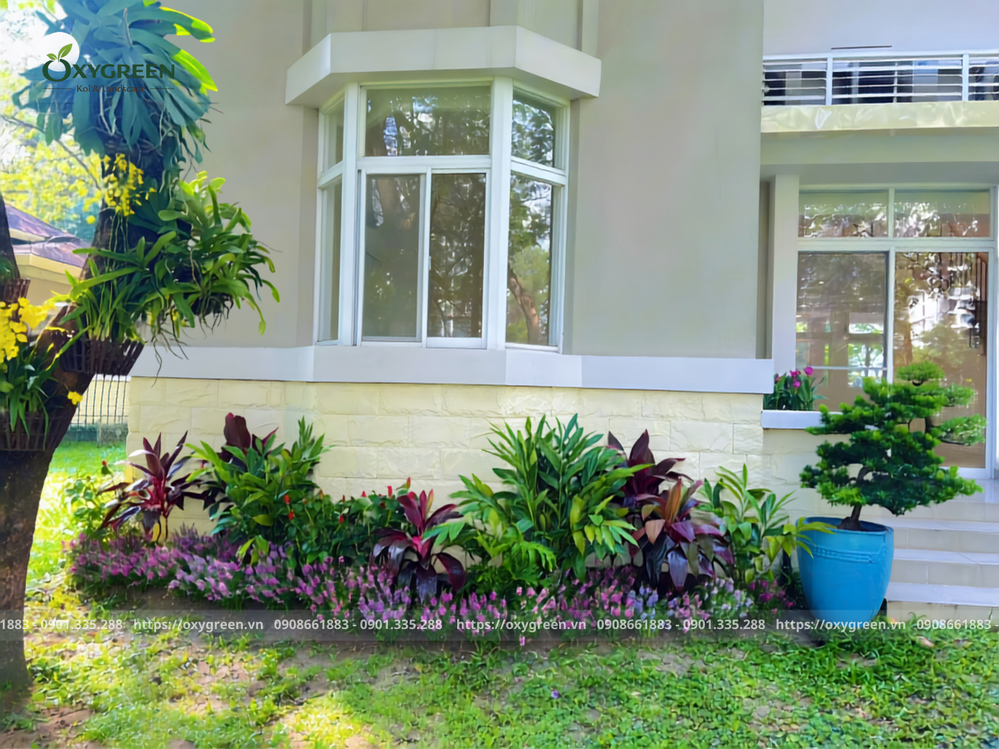 Kiến tạo không gian thiết kế thi công sân vườn biệt thự kết nối thiên nhiên