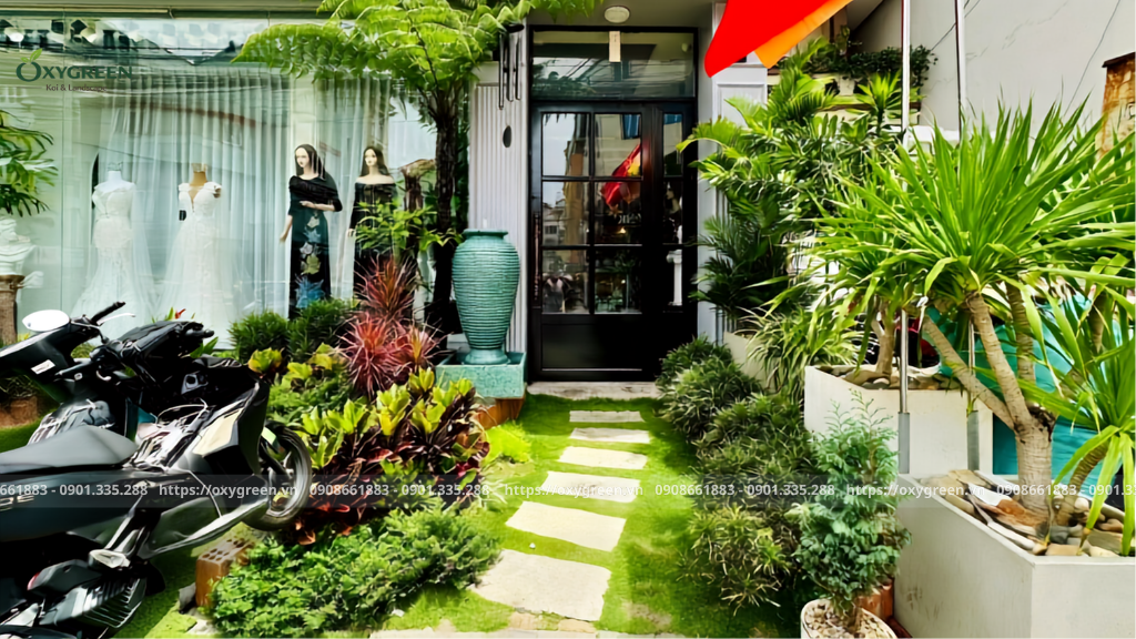 Cách cân bằng âm dương trong thiết kế thi công sân vườn biệt thự