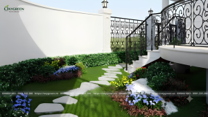Thiết kế thi công sân vườn biệt thự