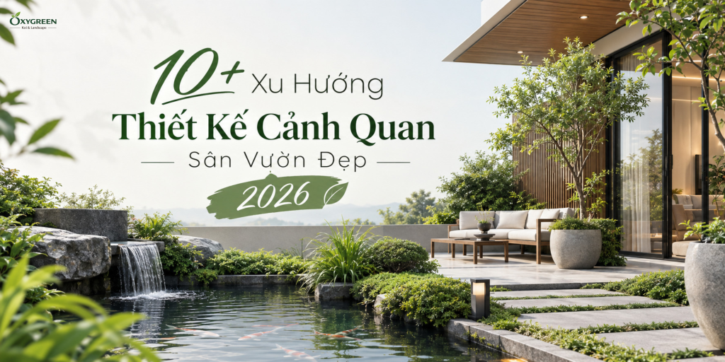 10+ Xu Hướng Thiết Kế Cảnh Quan Sân Vườn Đẹp 2026
