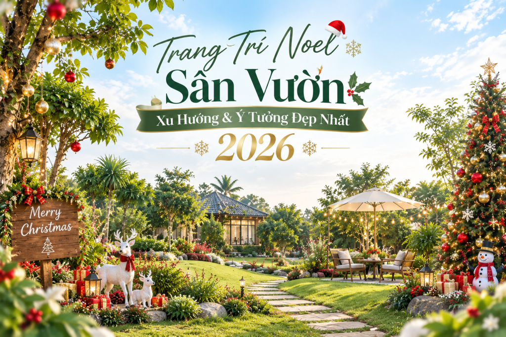 Trang Trí Noel Sân Vườn: Xu Hướng & Ý Tưởng Đẹp Nhất 2026